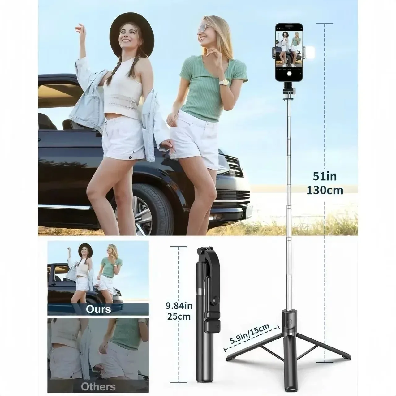 1.7M Portable Adjustable Fill  - Photography And Videography Lighting recension och pris