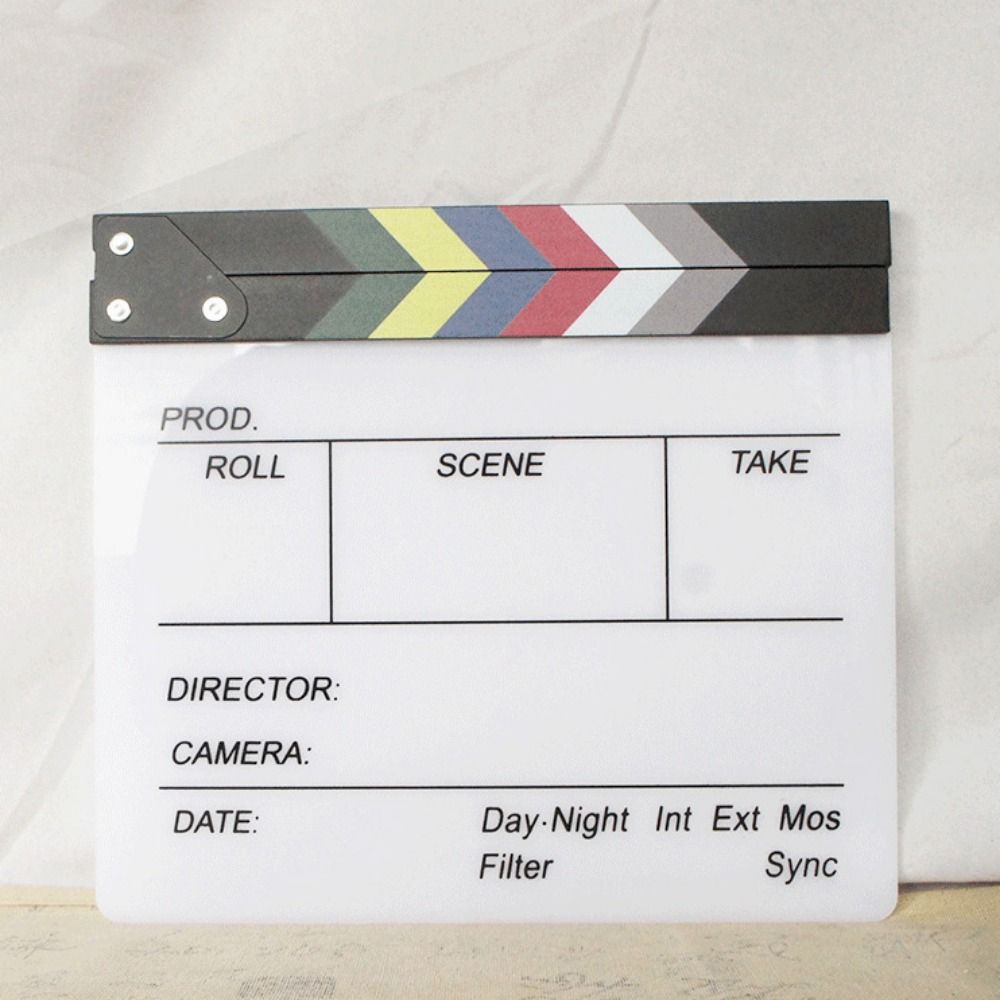 Acrylic Regisseur Scene Clappe - Photography Lighting Board recension och pris