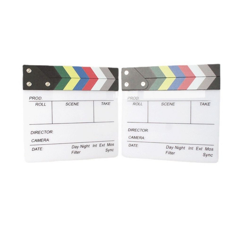 Acrylic Regisseur Scene Clappe - Photography Lighting Board recension och pris