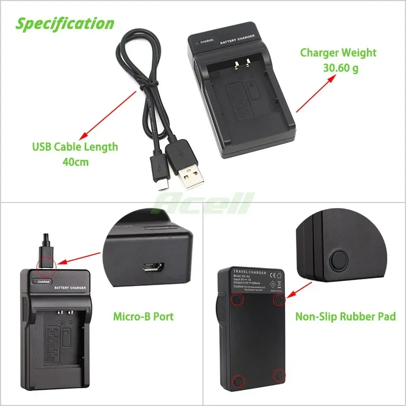 EN-EL12 MH-65 Replace USB Char - Nikon Camera D3500 recension och pris