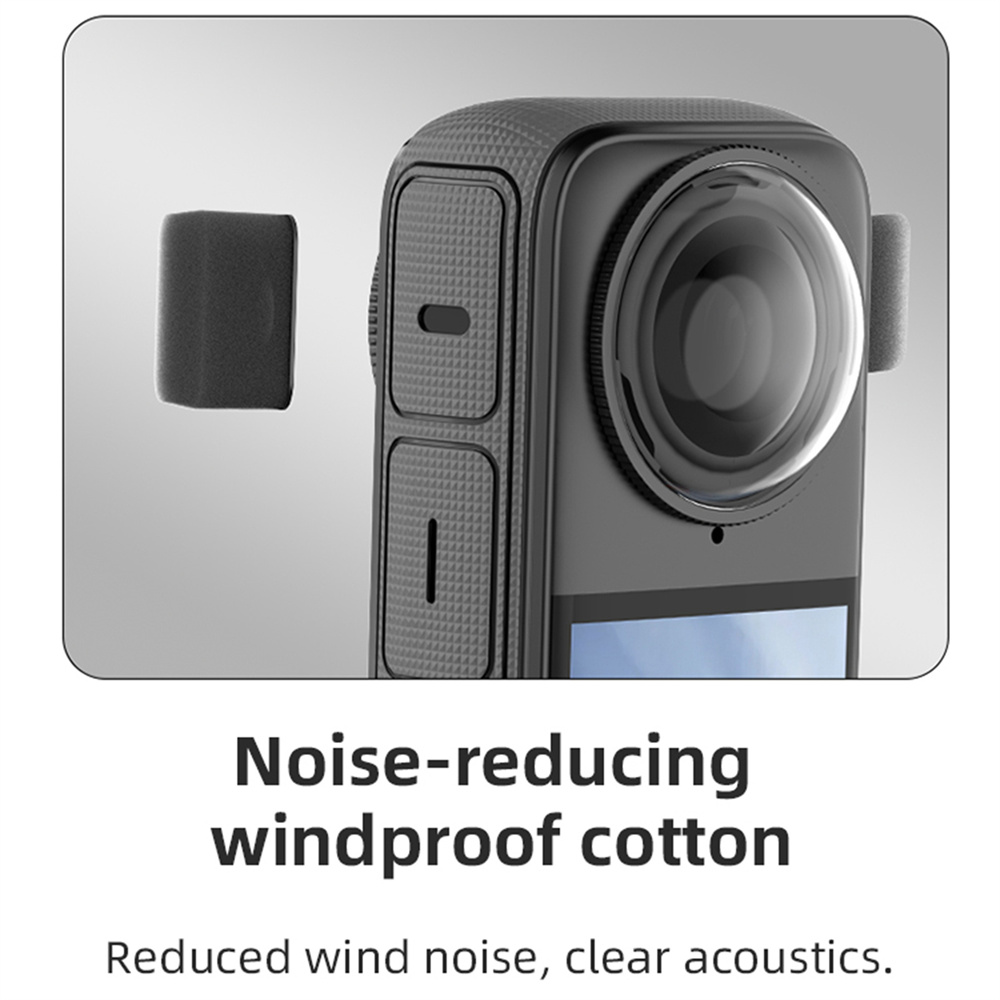 6Pcs Mic Windscreen For Insta3 - Insta360 Camera X4 recension och pris